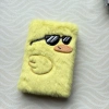 a6 Plush chick Notebook, cute cartoon notebook, ins style, high appearance level student diary notebook full image